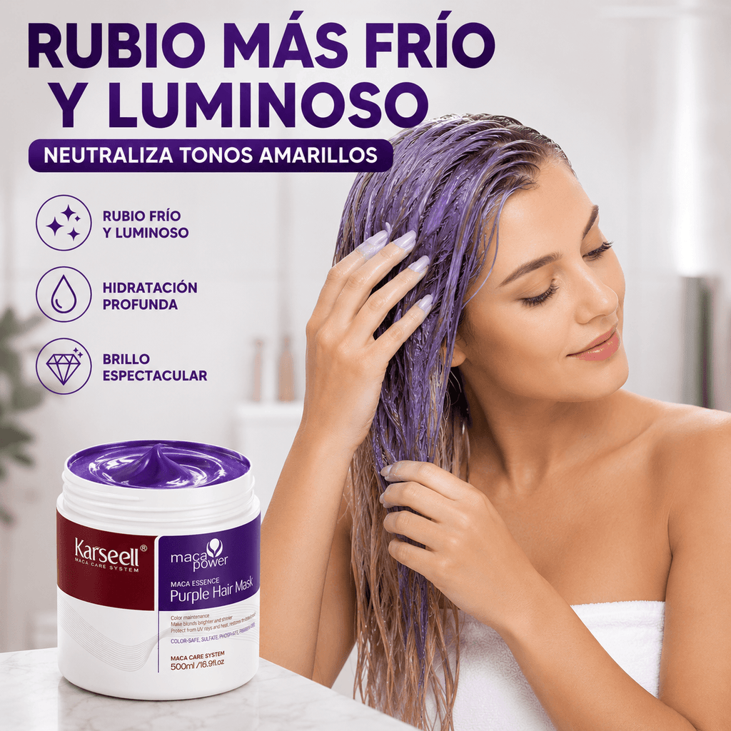 KARSEELL Mascarilla Violeta Matizadora 500 ml