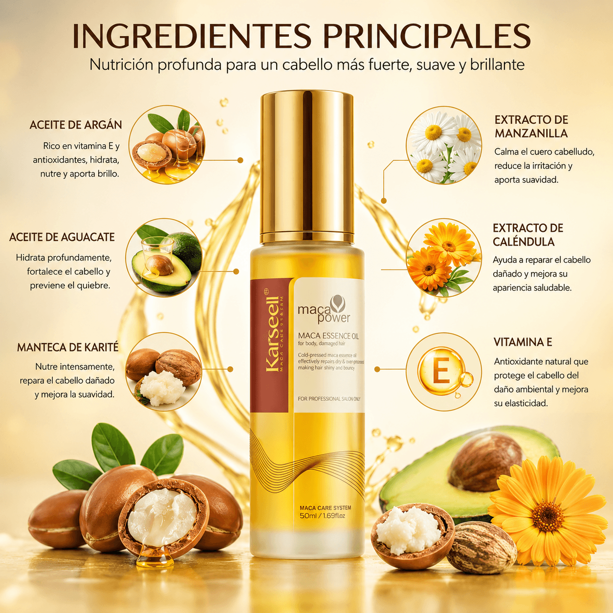 KARSEELL Pack Mascarilla Capilar Violeta Matizadora 100 ml + Sérum de Aceite de Argán 50 ml