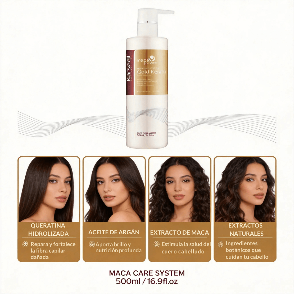 KARSEELL Queratina Alisadora Gold Maca Essence 500 ml
